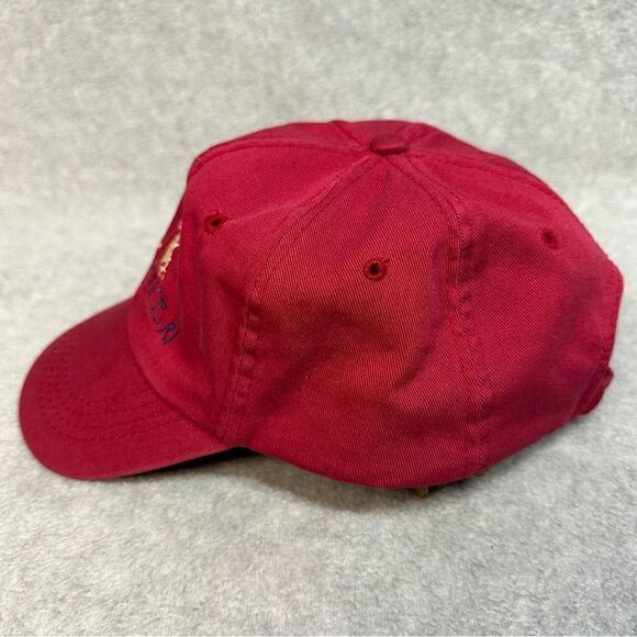 Providence RI Golf Had Cap Red Strapback Ballcap Golfer Casual Sportcap - Picture 4 of 10